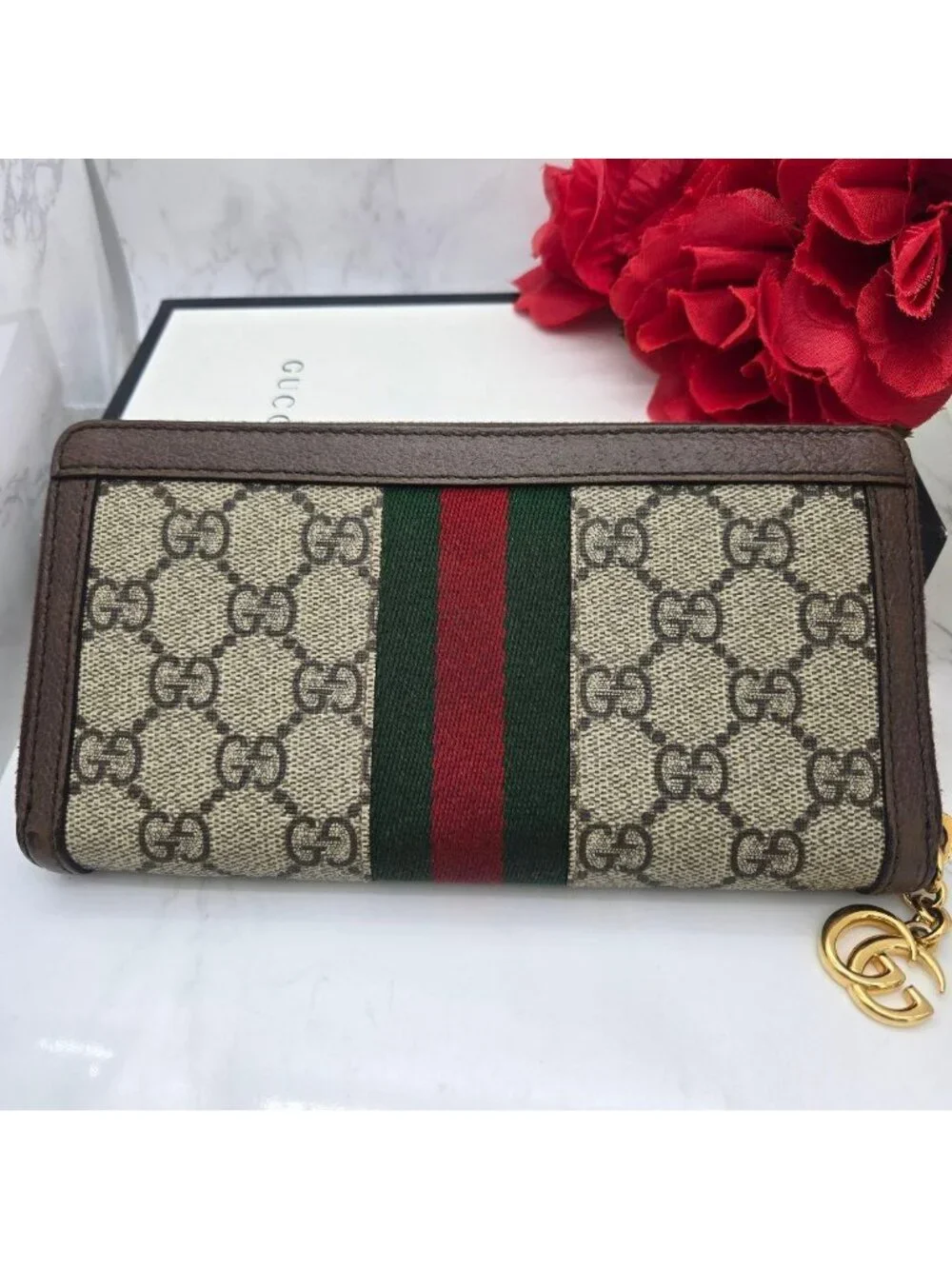 Gucci Wallet Ophidia Sherry Line